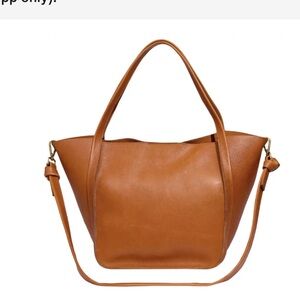 Madewell Tan Leather Tote